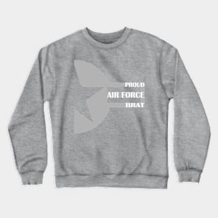 Proud Air Force Brat Roundel Star Crewneck Sweatshirt